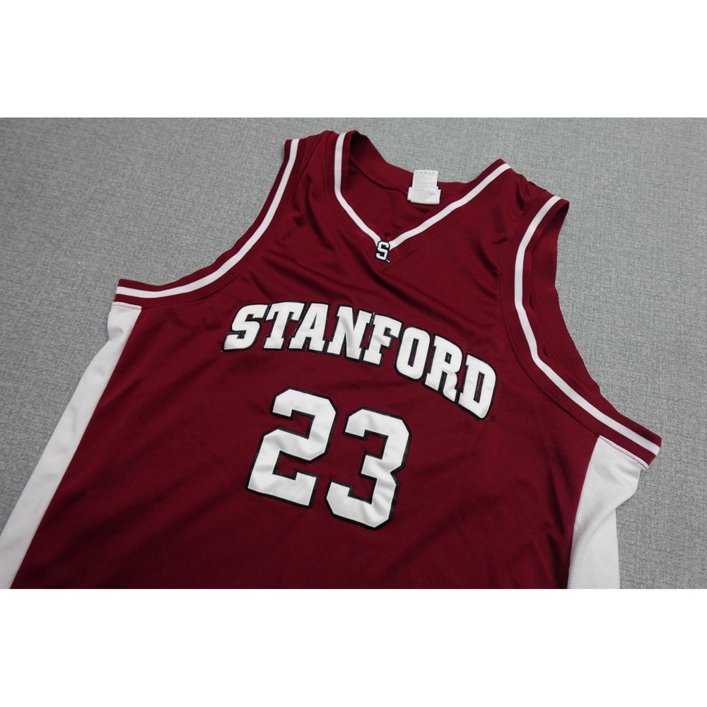 Stanford Cardinal Jersey Mens XL Red Foot Locker NCAA Basketball #23 College